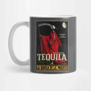 Vintage Mexican Tequila Calavera Mug